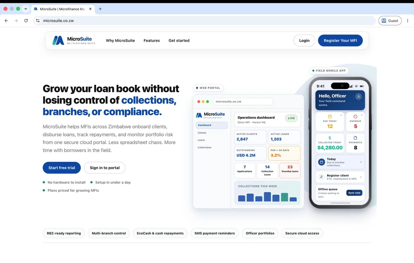 Microsuite product screenshot
